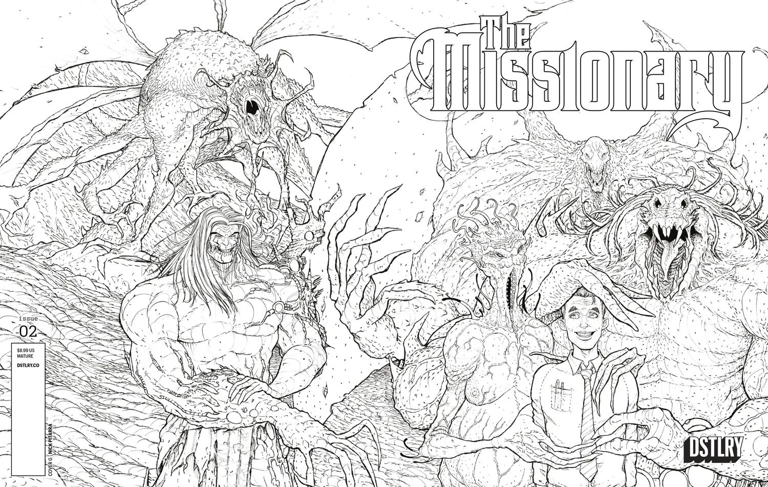 DSTLRY The Missionary nr 2 hefte Cover G Pitarra