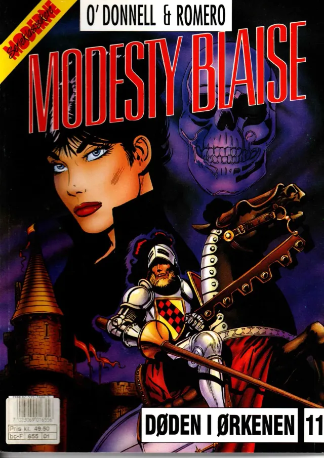 Modesty Blaise 11 hefte standardutgave på norsk