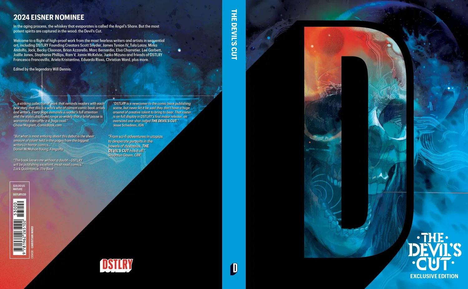 DSTLRY The Devil's Cut bind innbundet antologi