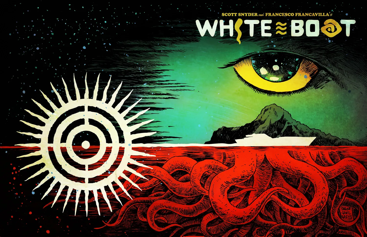 DSTLRY White Boat 1 Cover A Francavilla tegneseriehefte horror