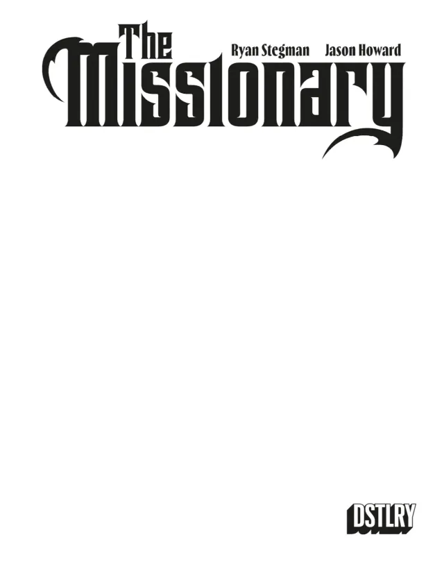DSTLRY The Missionary #1 tegneseriehefte Sketch horror