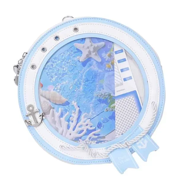 Tokyo Toys Sailor ita-veske ryggsekk blå 40 cm