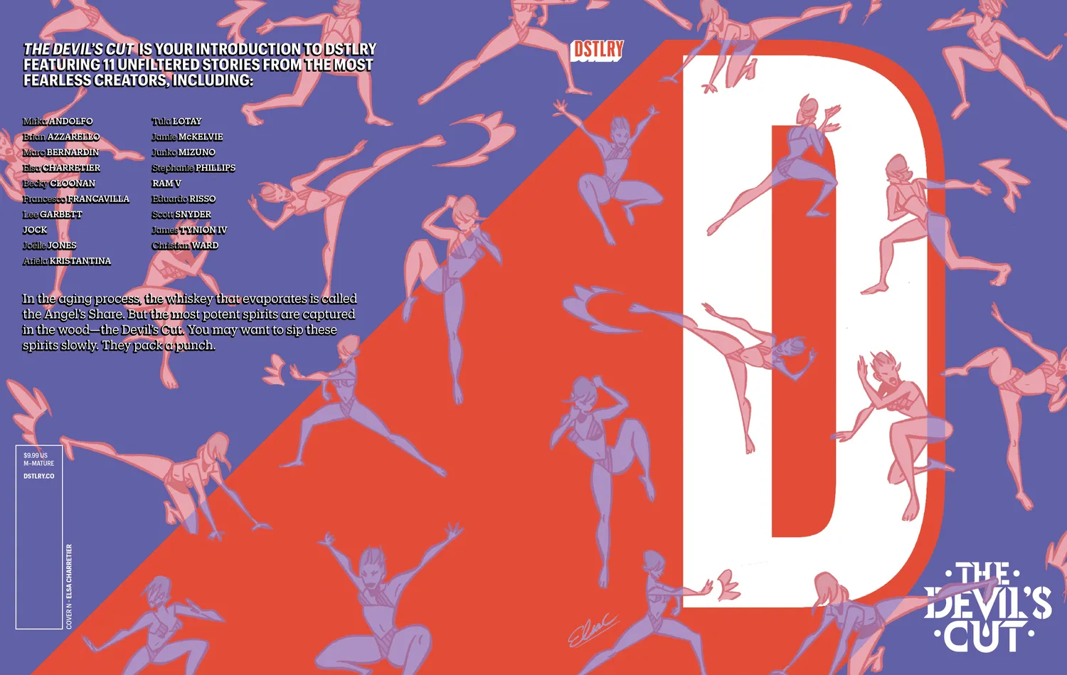 DSTLRY The Devil's Cut Cover N Charretier hefte variant antologi