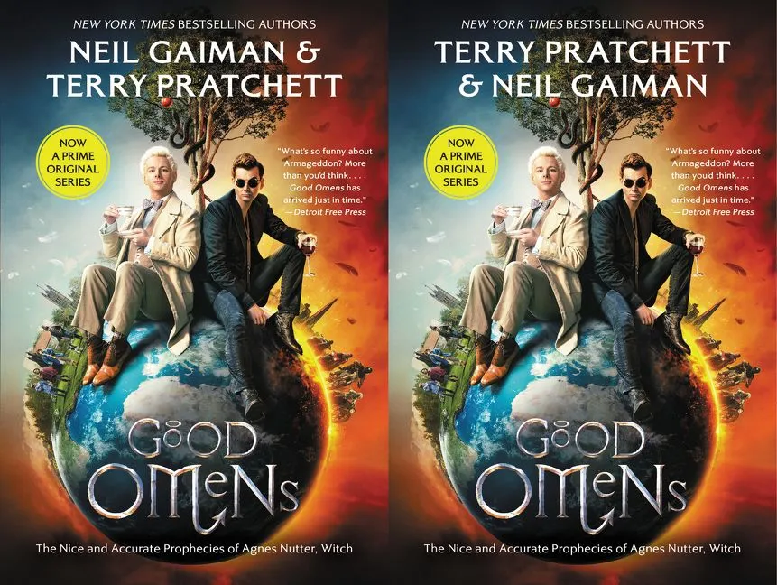 Wingbearer Saga Good Omens fantasybok innbundet humor