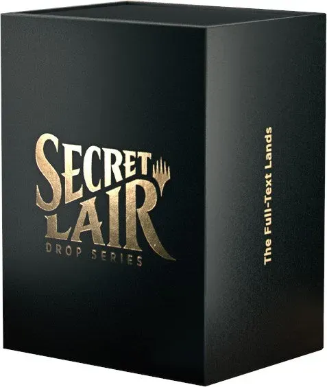 Magic Secret Lair The Full-Text Lands samlekort non-foil engelsk