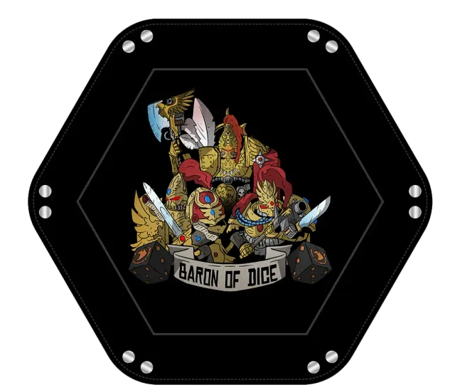Baron of Dice Golden Warriors terningbrett premium