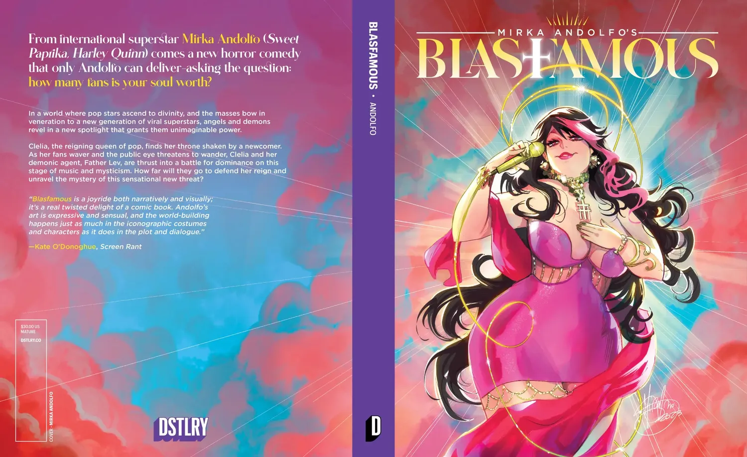 DSTLRY Blasfamous Hardcover tegneseriebok skrekk innbundet