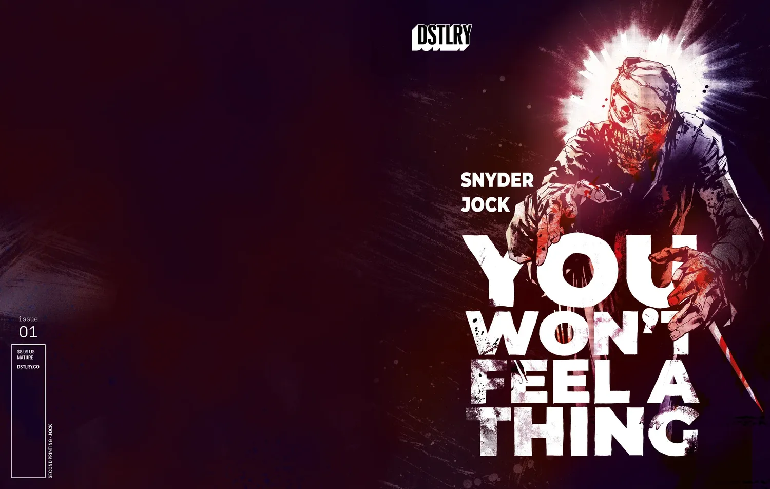 DSTLRY You Won’t Feel A Thing #1 2nd Jock hefte krim