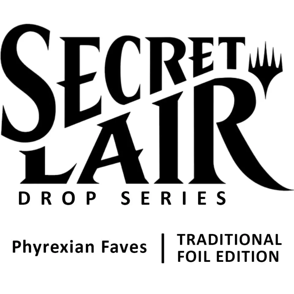 Magic Secret Lair Phyrexian Faves samleboks foil engelsk