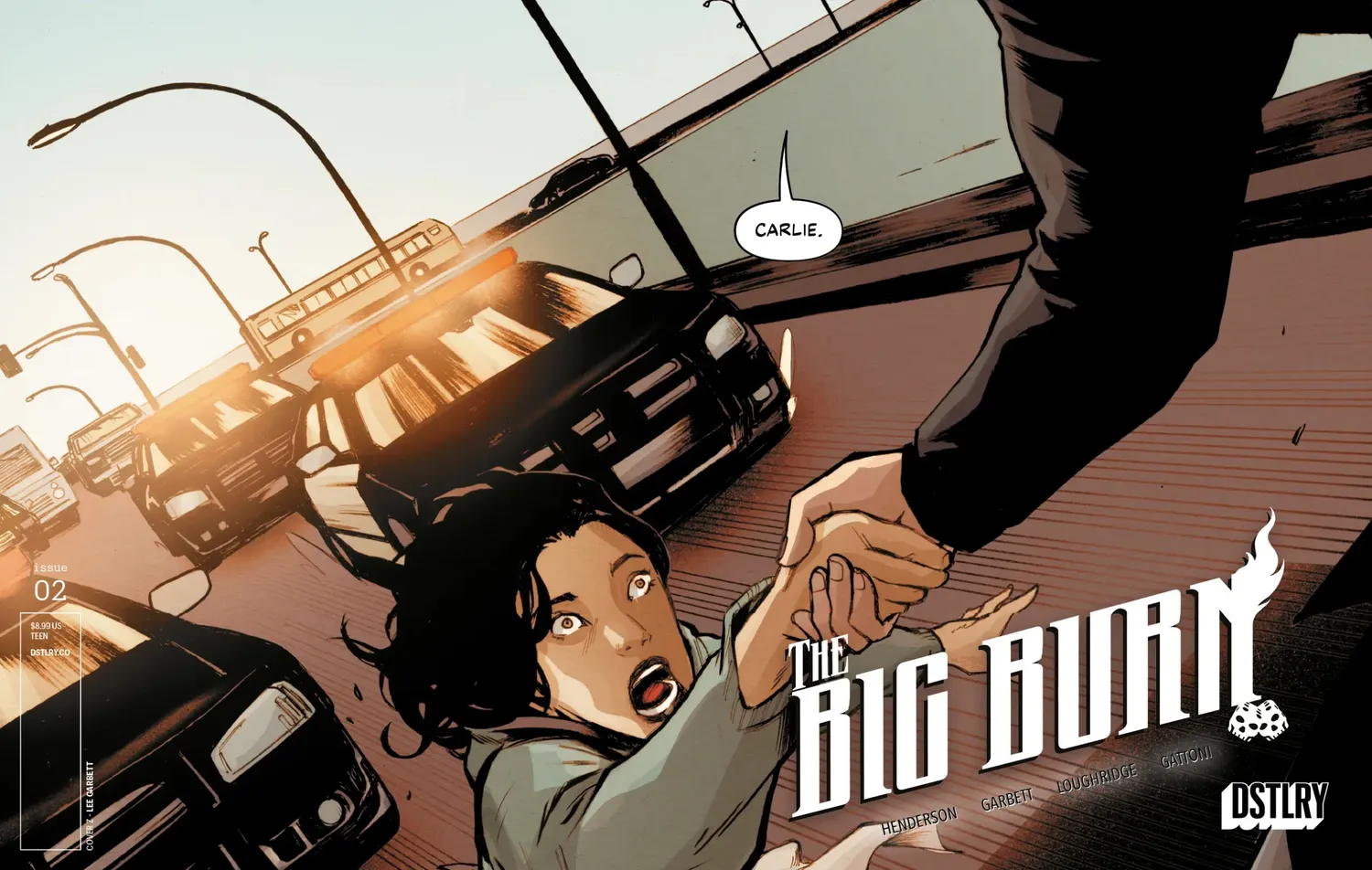 DSTLRY Big Burn nr. 2 digital tegneserie Garbett cover