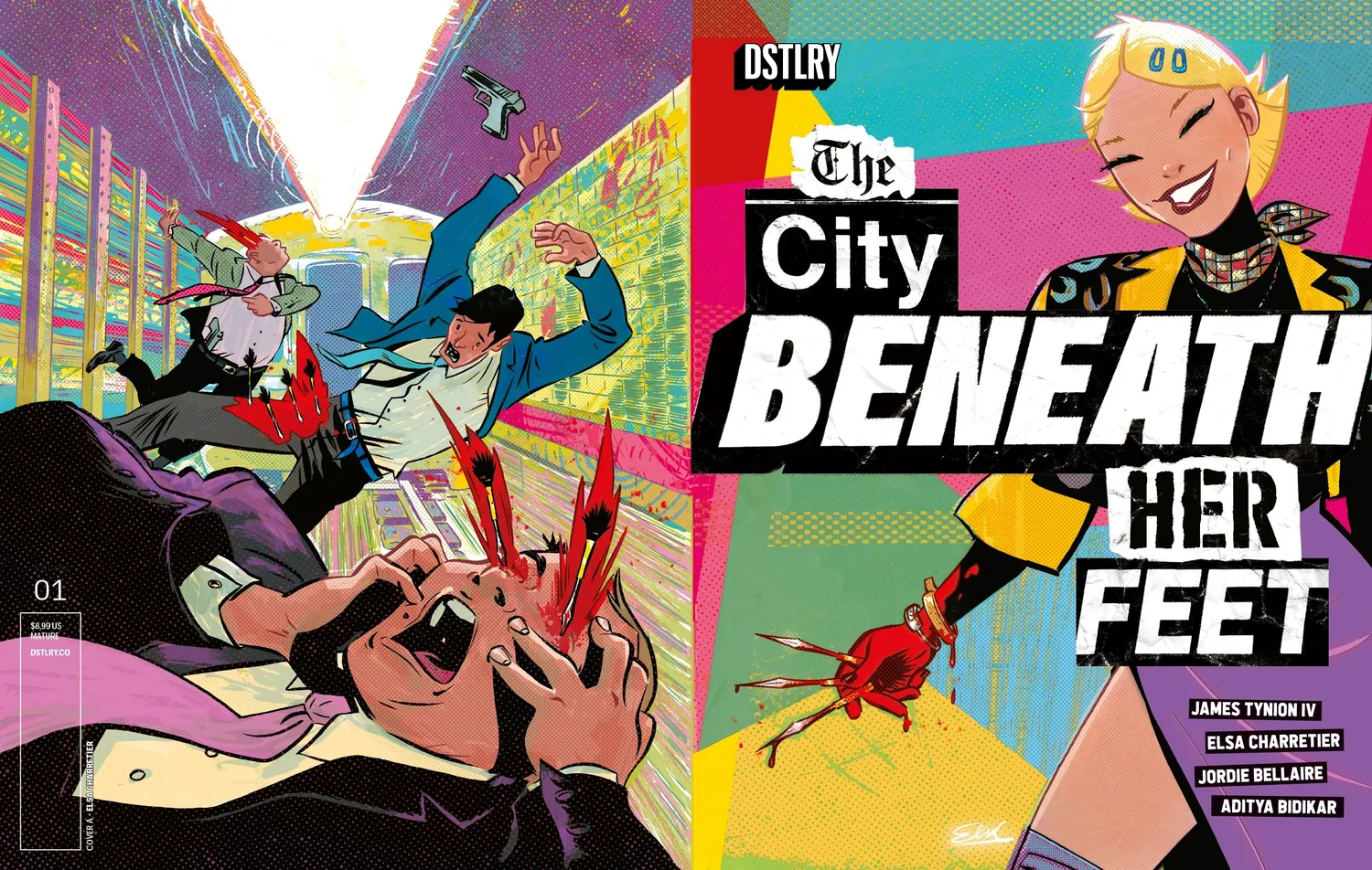 DSTLRY The City Beneath Her Feet #1 tegneseriehefte Cover A