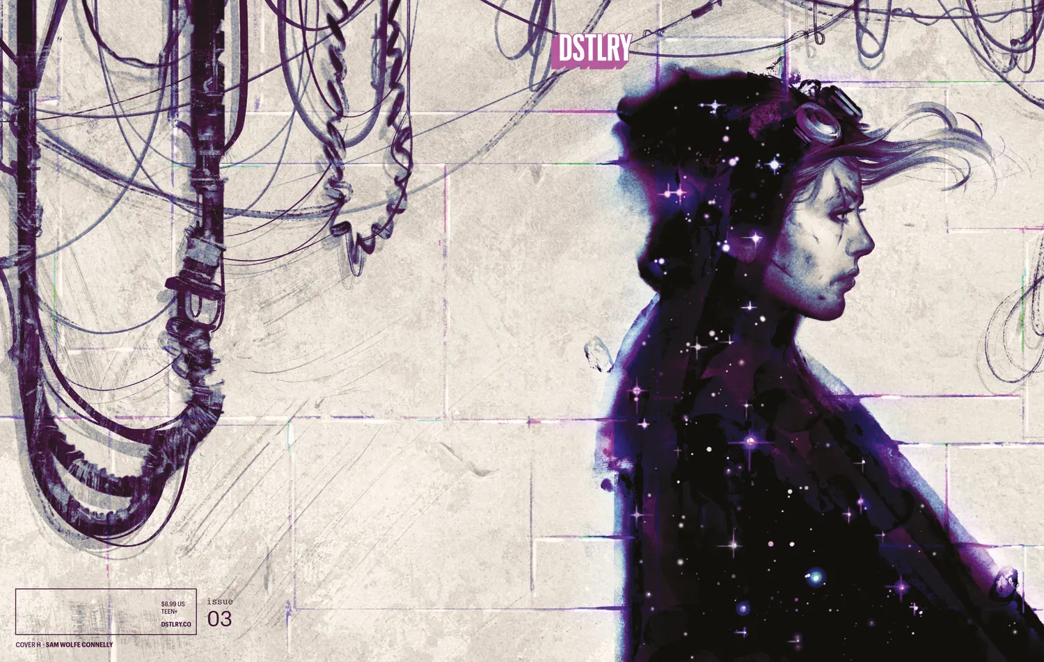 DSTLRY Gone 3 Cover H Connelly hefte undressed sci-fi