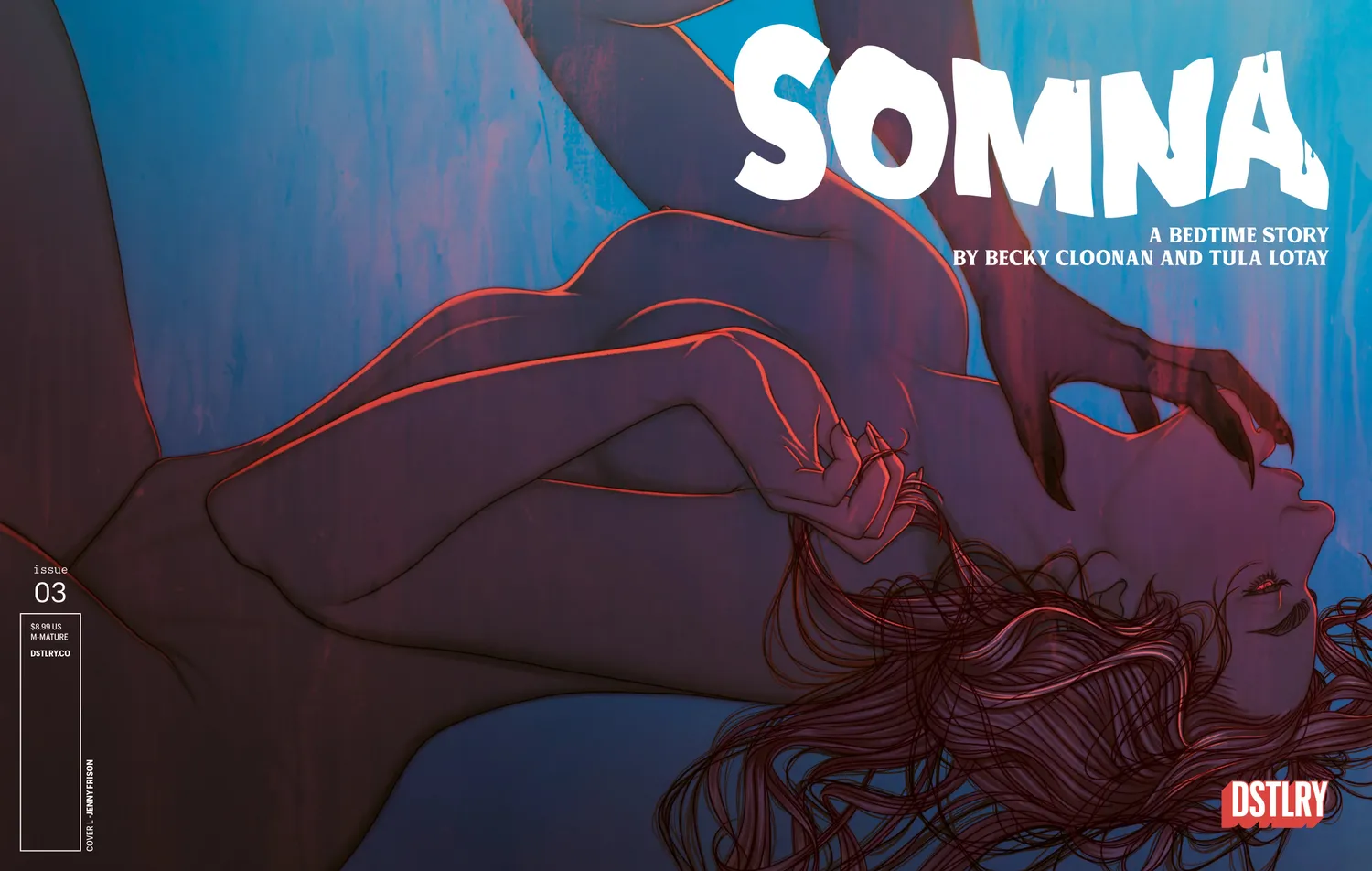 DSTLRY Somna 3 hefte Cover L Frison-variant erotisk grøsser