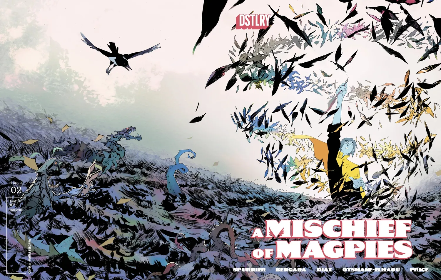 DSTLRY A Mischief of Magpies 2 Cover A Bergara tegneseriehefte