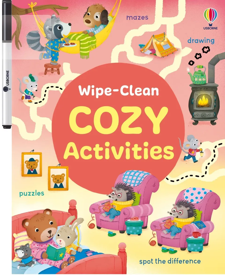 Wingbearer Saga Wipe-clean Cozy Activities hefte paperback gjenbrukbar