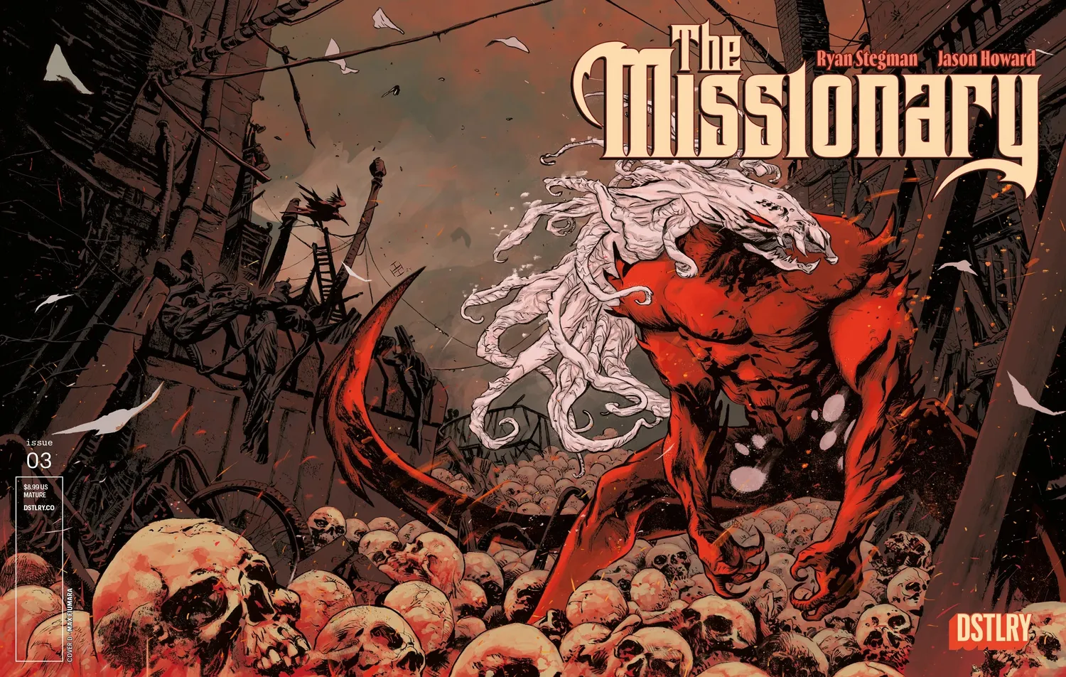 DSTLRY The Missionary 3 hefte Fiumara 1:25 variant Horror