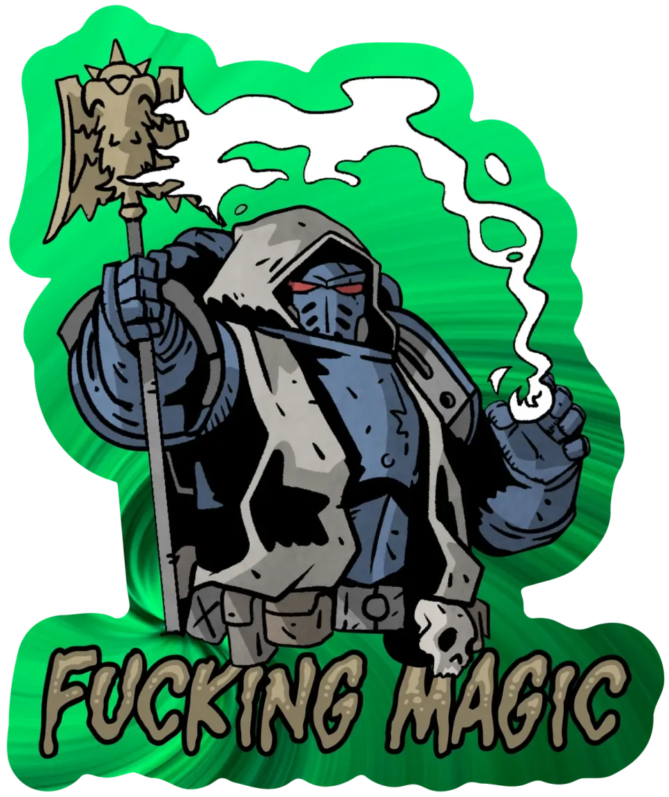 Baron of Dice Magic Gone Wild vinylklistremerke 3"