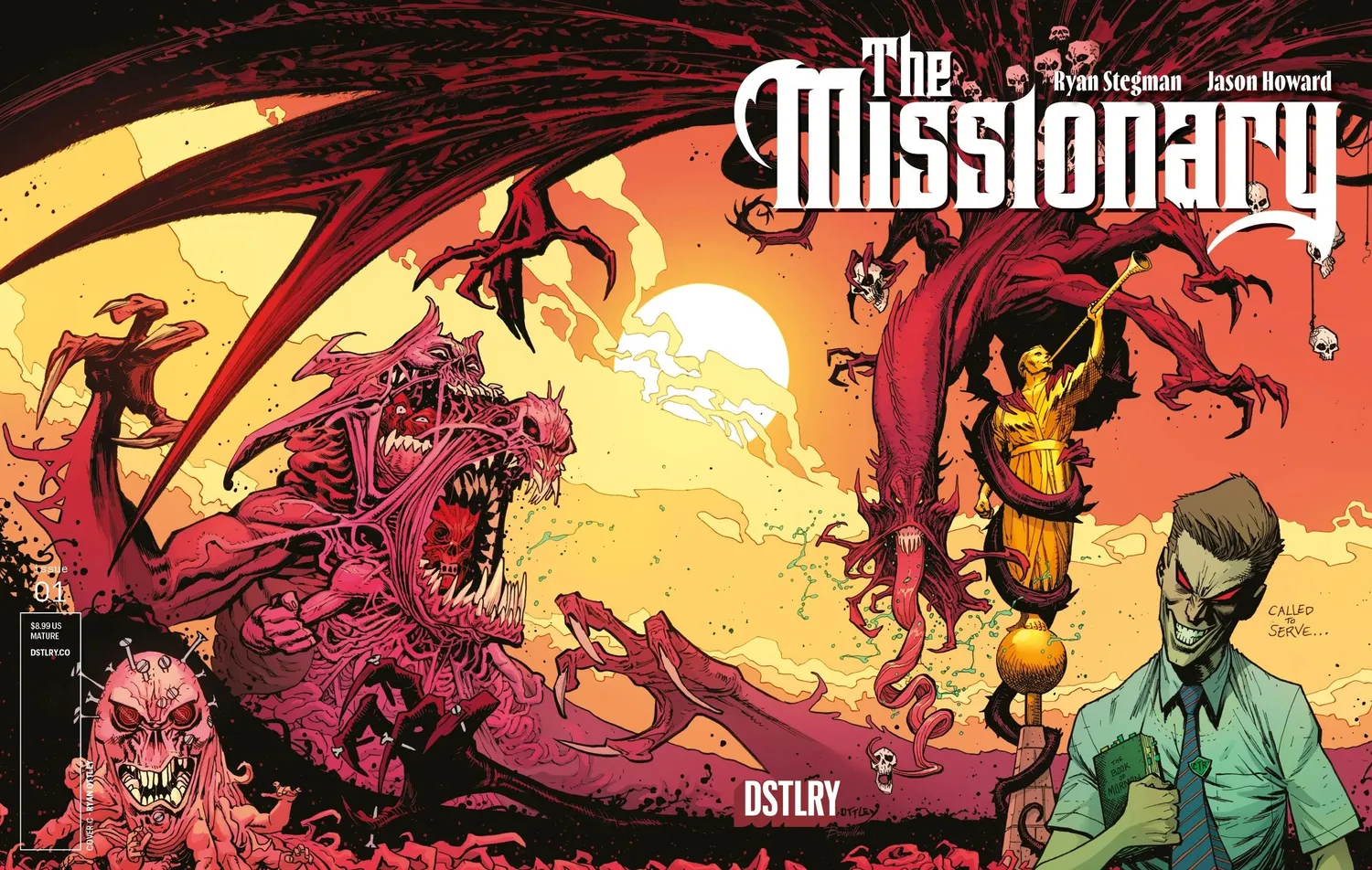 DSTLRY The Missionary #1 tegneseriehefte Cover C Ottley horror