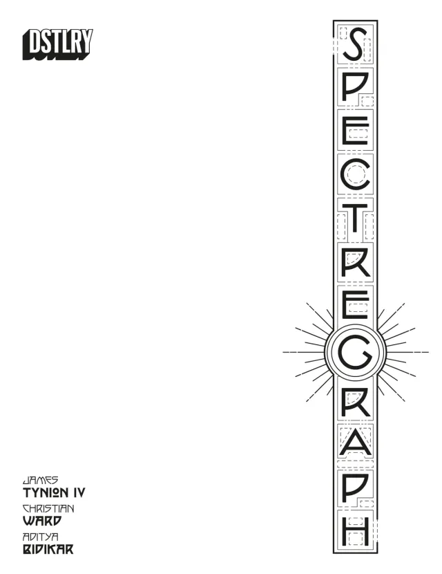 DSTLRY Spectregraph #1 tegneseriehefte Cover G spøkelseshus