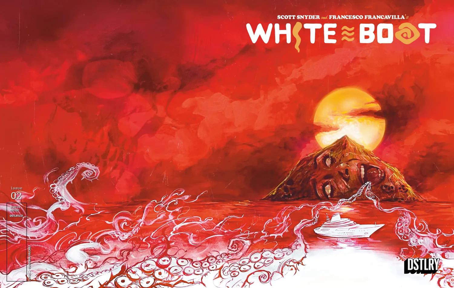 DSTLRY White Boat #2 Cover Z Vilchez tegneseriehefte sjøgrøsser
