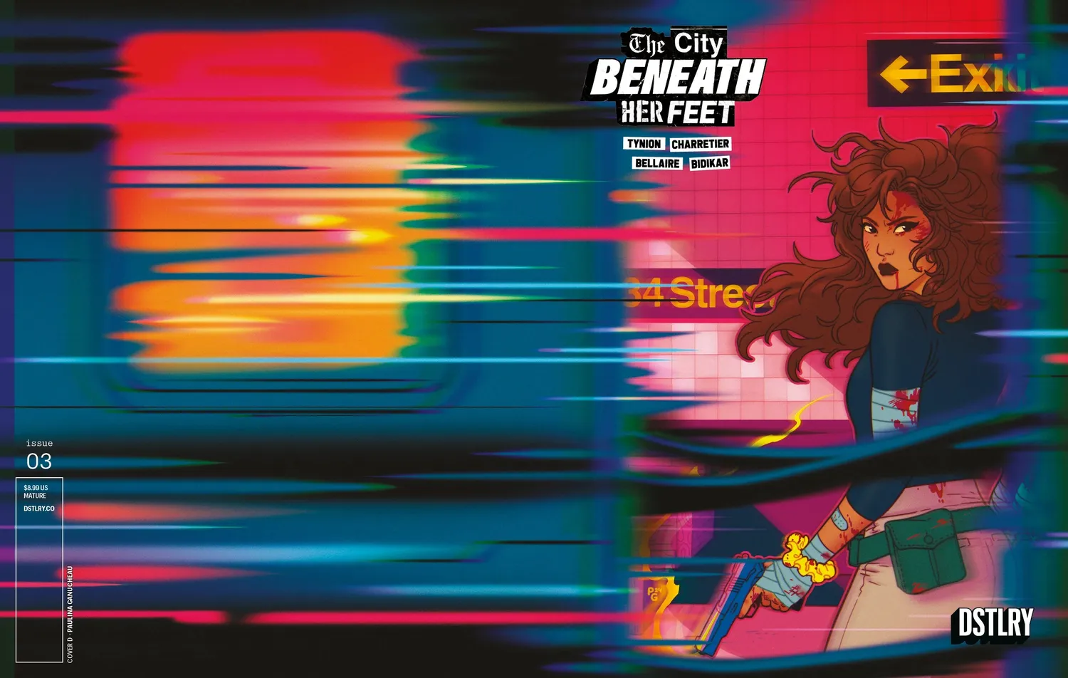 DSTLRY The City Beneath Her Feet 3 hefte Cover D Ganucheau thriller