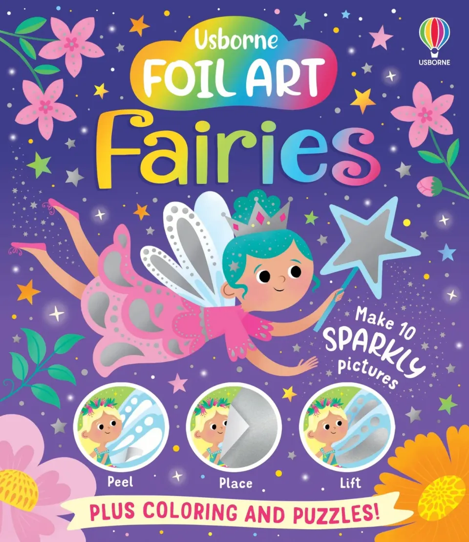 Wingbearer Saga Foil Art Fairies aktivitetsbok paperback folie
