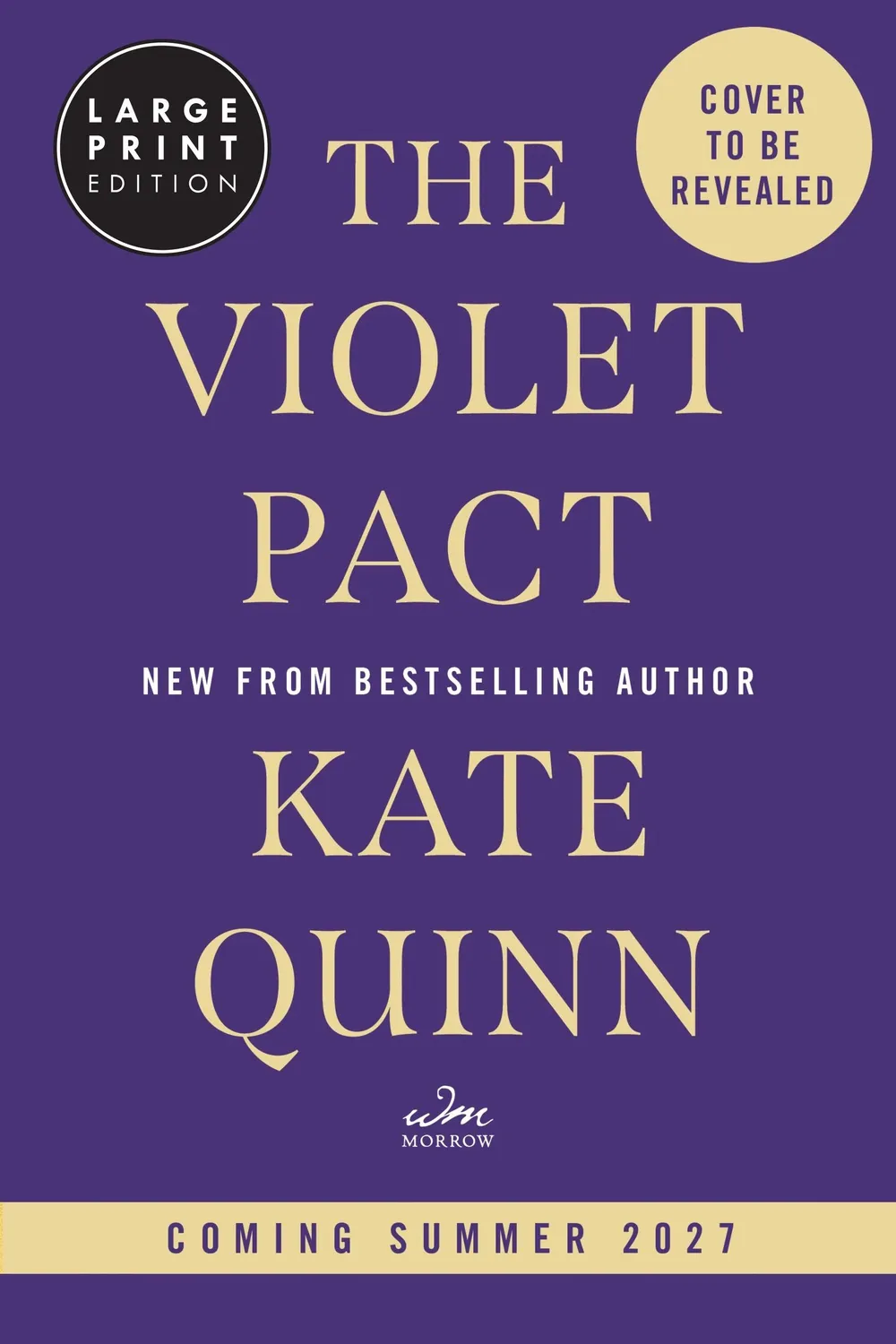 Kate Quinn The Violet Pact innbundet historisk roman engelsk