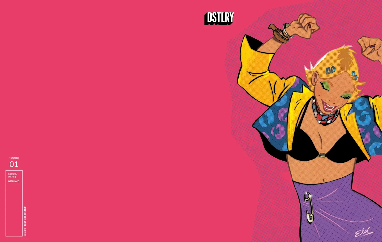 DSTLRY City Beneath Her Feet #1 hefte Cover L eksklusiv