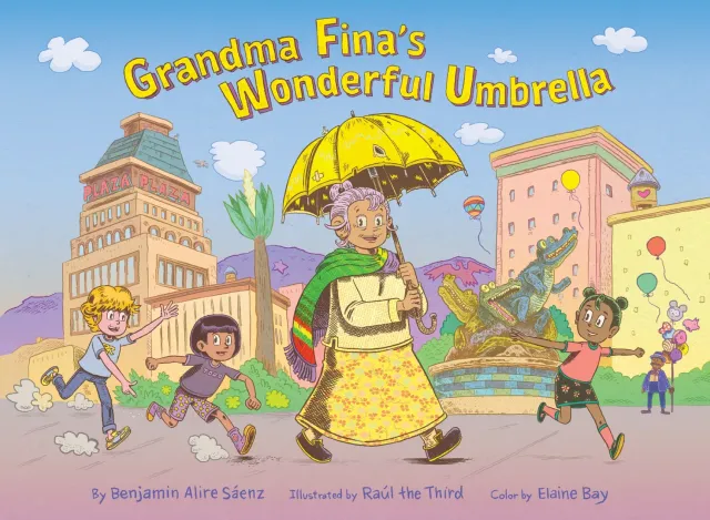 Wingbearer Saga Grandma Fina Umbrella barnebok innbundet