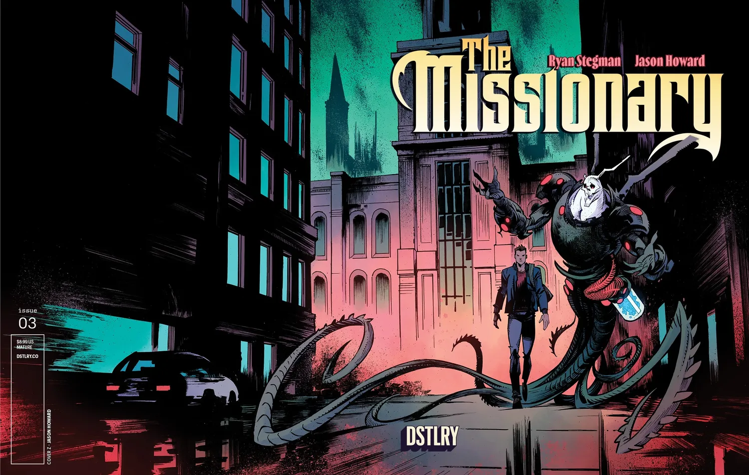 DSTLRY Missionary 3 tegneserie Howard-cover digital skrekk