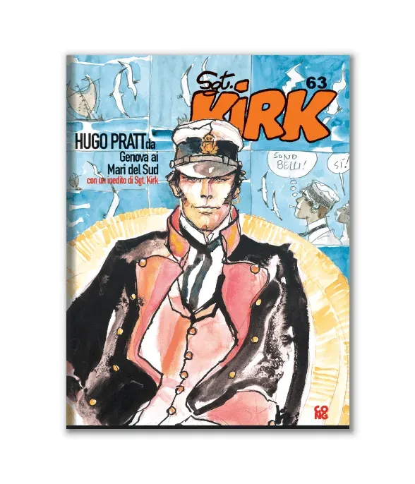 Hugo Pratt Sgt. Kirk nr 63 hefte utstillingskatalog