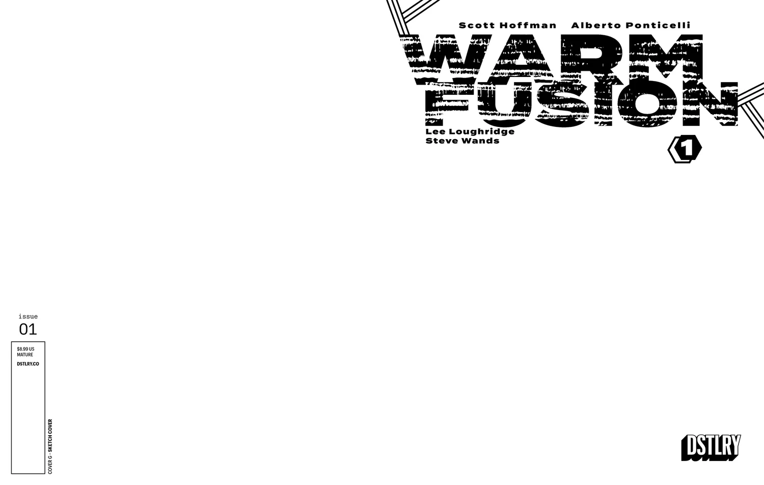 DSTLRY Warm Fusion #1 hefte Cover G sci-fi horror