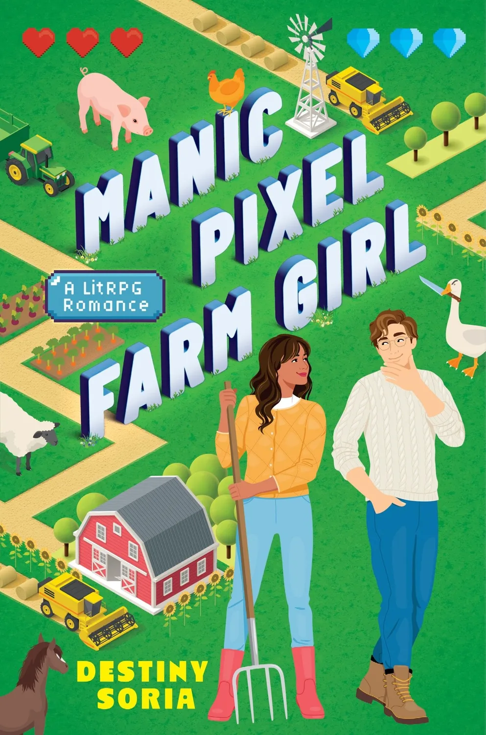 Wingbearer Saga Manic Pixel Farm Girl pocketbok cozy fantasy