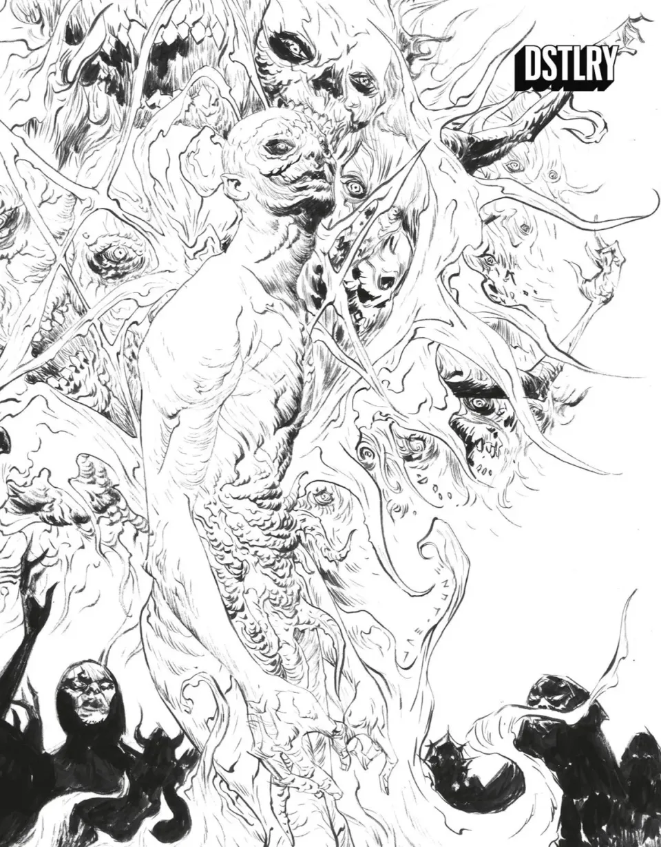 DSTLRY Spectregraph #2 Cover G Lee hefte fysisk skrekk