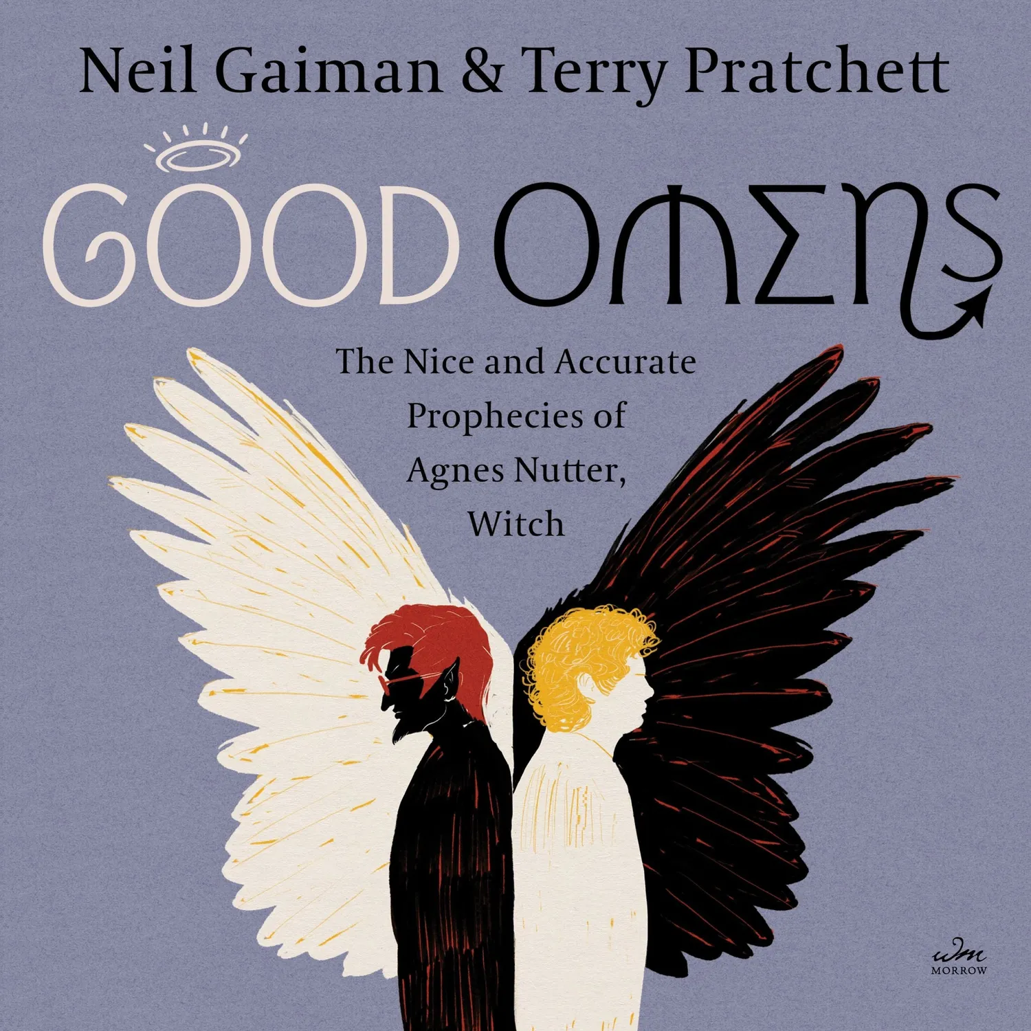 Wingbearer Saga Good Omens fantasybok innbundet humor