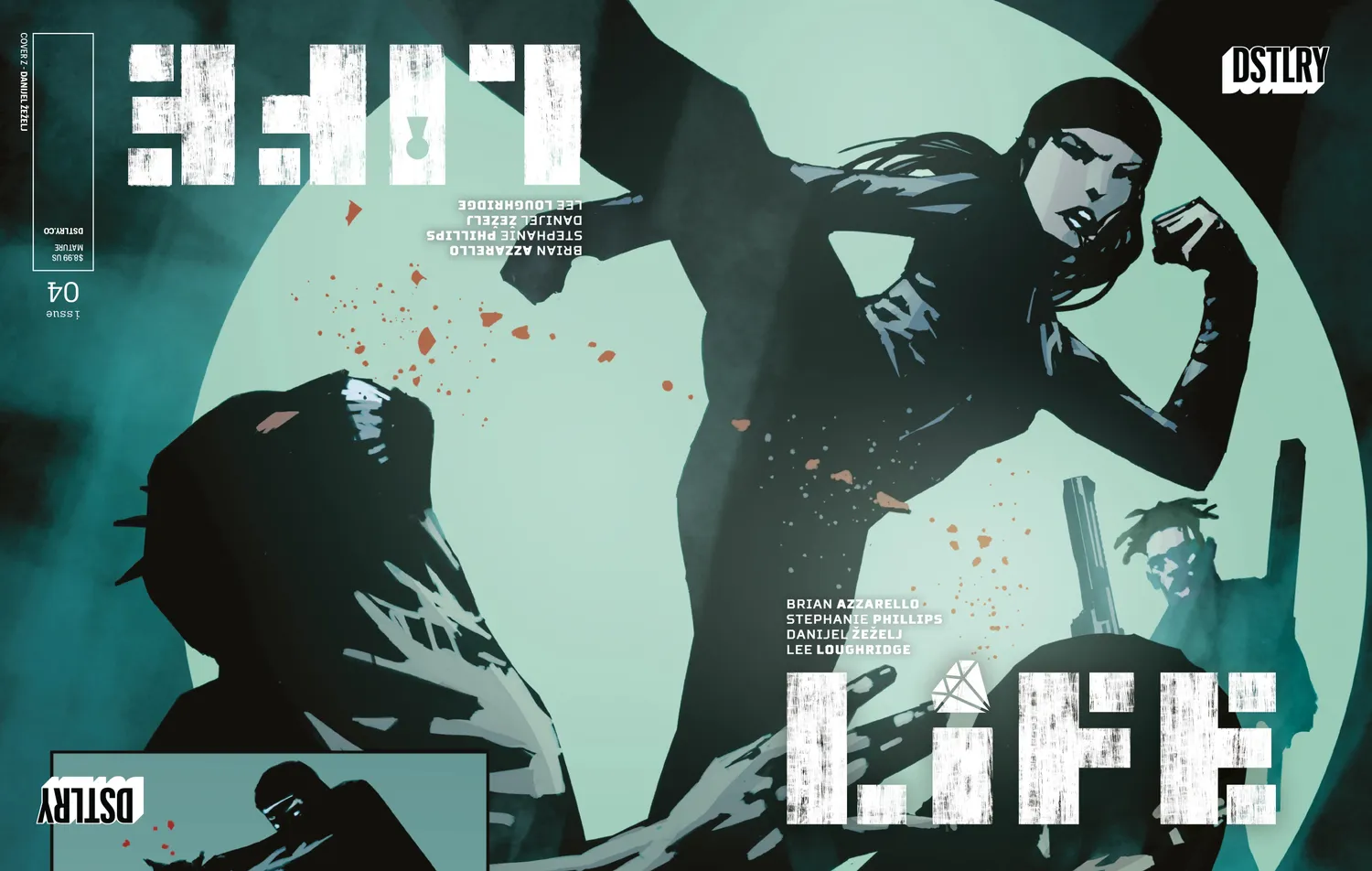 DSTLRY LIFE 4 digital tegneserie Cover Z Zezelj sci-fi