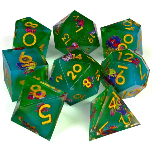 Baron of Dice Goblins terningsett 8 deler Signature Series