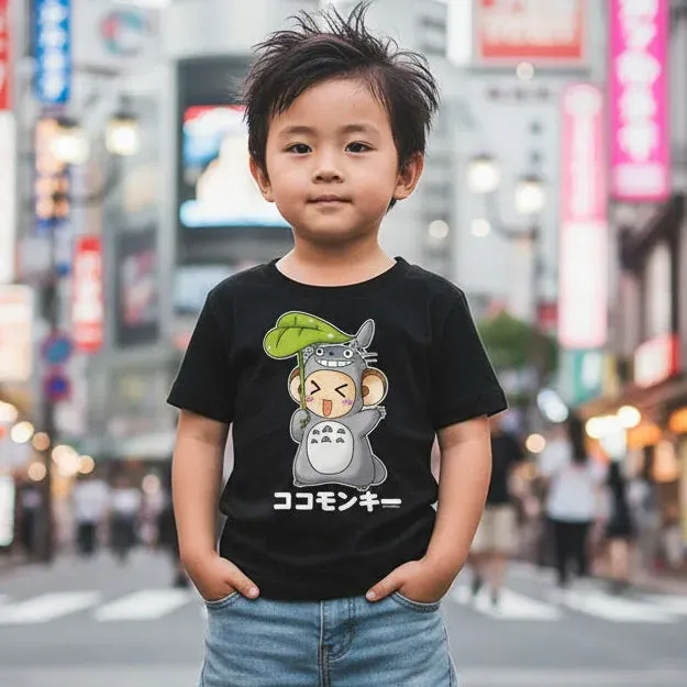 TokyoToys Cotoro Kids t-skjorte Totoro-parodi