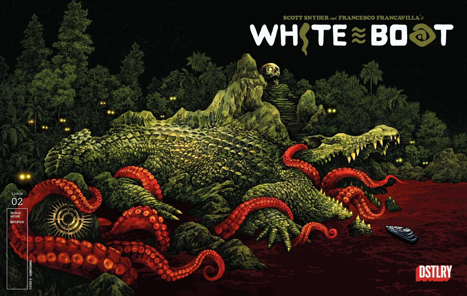 DSTLRY White Boat #2 Cover D Kang hefte fysisk horror