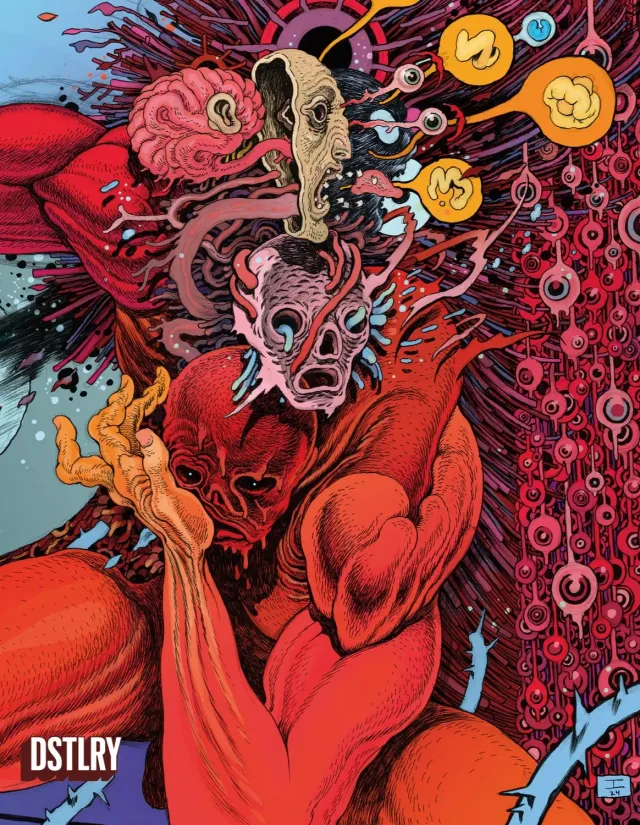 DSTLRY Spectregraph #4 tegneseriehefte Cover B Bertram horror