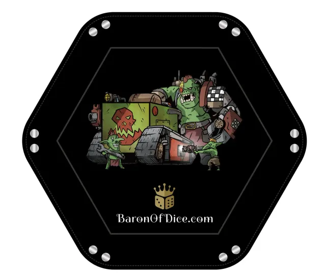 Baron of Dice Orc Tank terningbrett PU-skinn