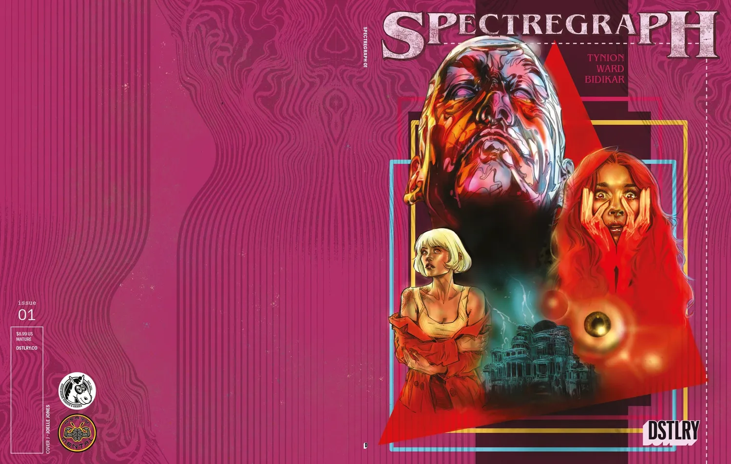DSTLRY Spectregraph #1 hefte Cover J Jones variant skrekk