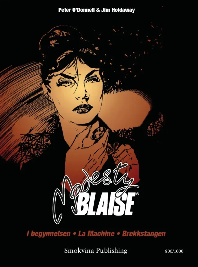Modesty Blaise album 1 hefte nr 800 og 801 nummerert