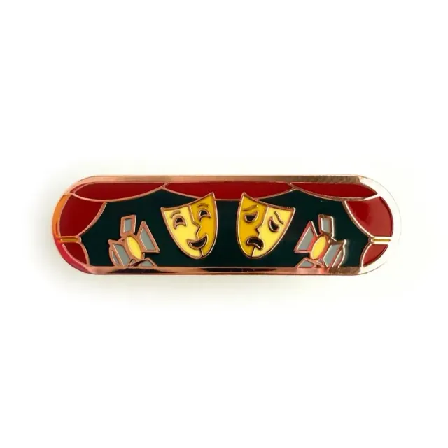 Pride Pals Theater emaljepin rose gold teater