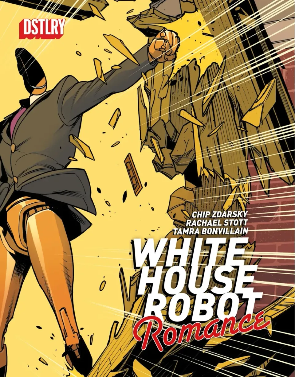 DSTLRY White House Robot Romance 2 digital tegneserie Stott