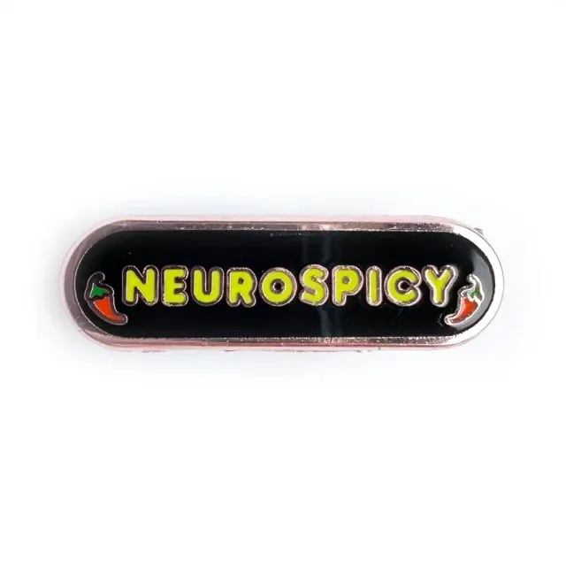 Pride Pals Neurospicy emaljepin roségull