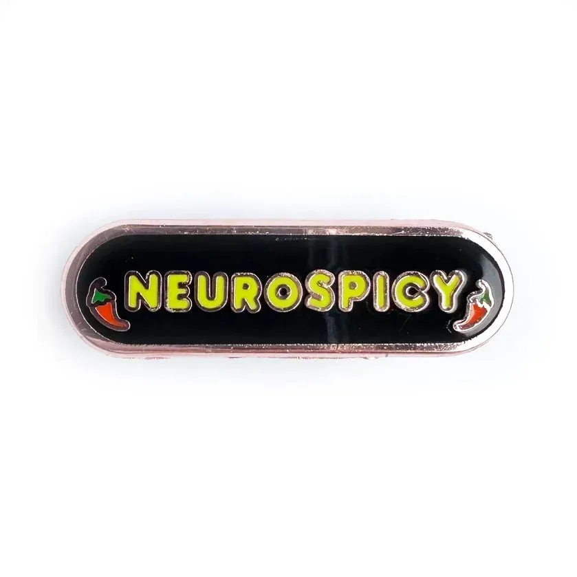 Pride Pals Neurospicy emaljepin roségull
