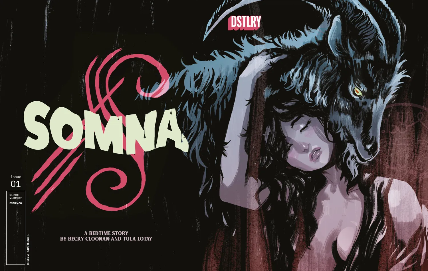 DSTLRY Somna 1 tegneseriehefte Cover M Kerschl variant