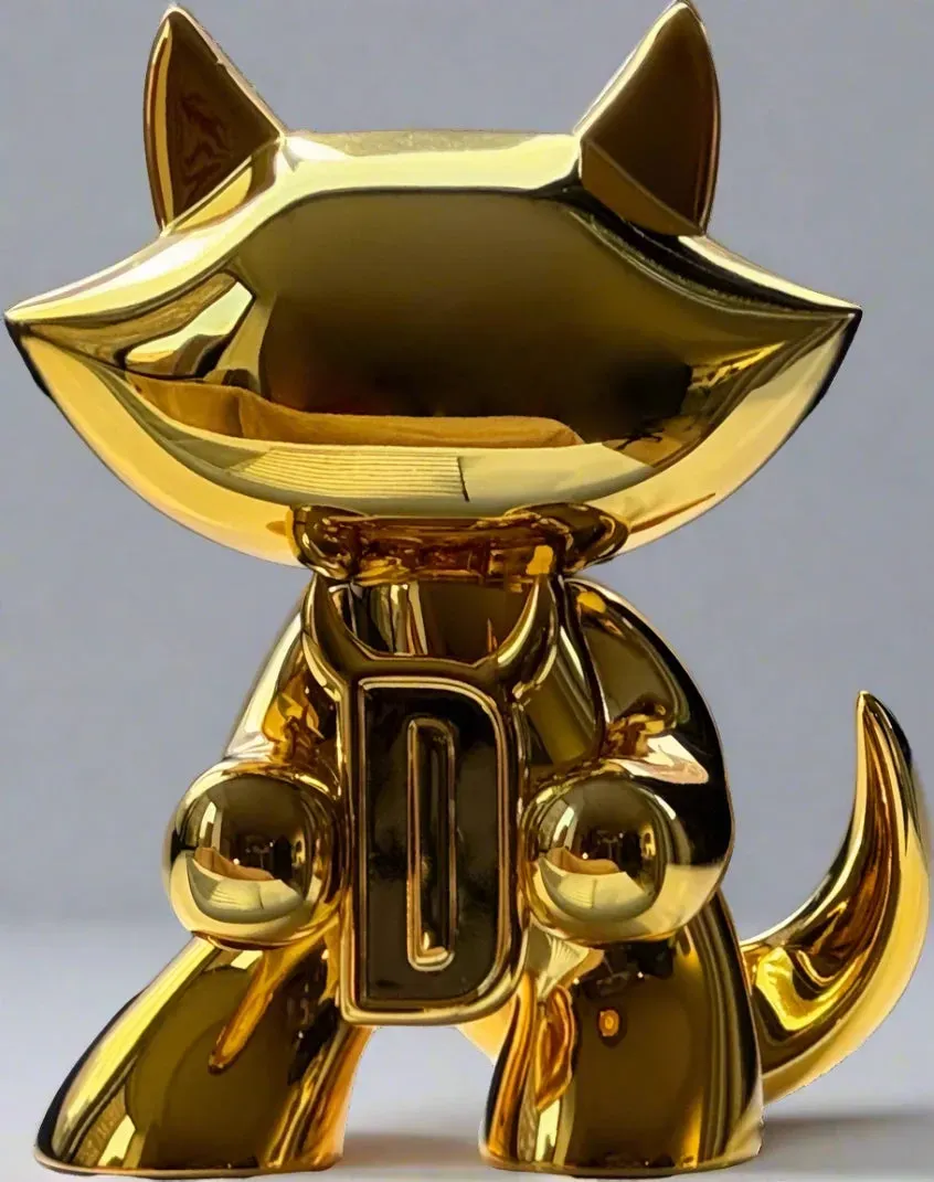 DSTLRY Mominu Gold samlefigur Junko Mizuno vinyl