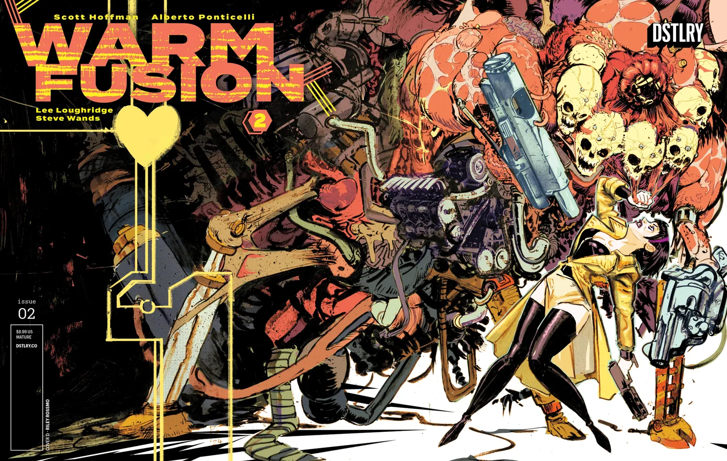 DSTLRY Warm Fusion 2 tegneseriehefte Cover D Rossmo horror
